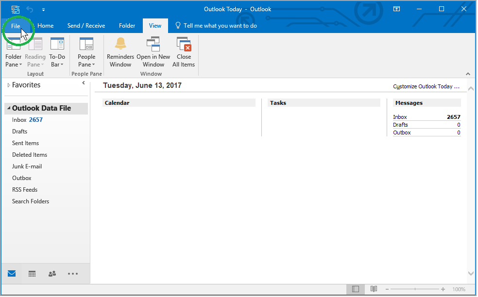 Gmail in Outlook 2016