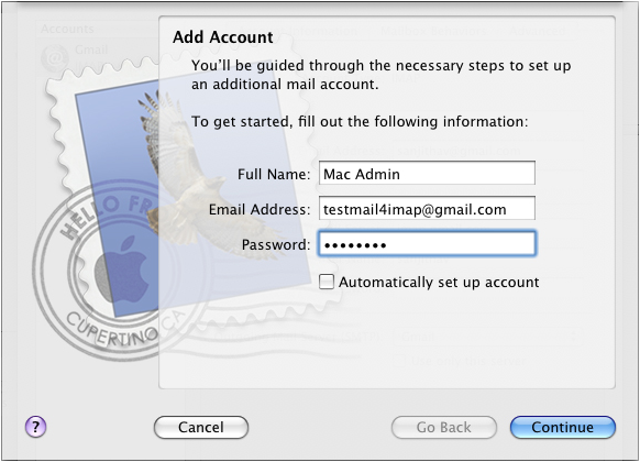 Using apple mail with gmail