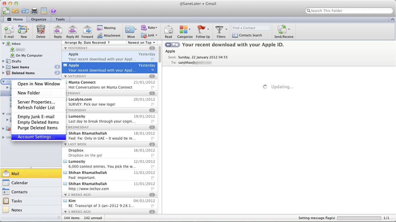 Microsoft Outlook For Mac Old Database