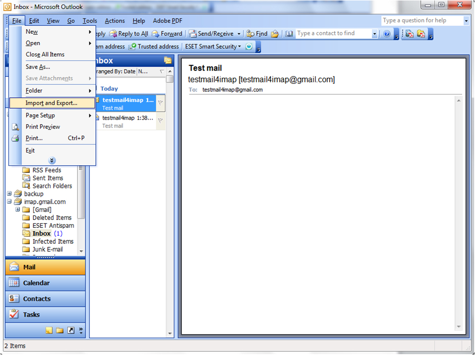 Gmail Outlook 2003 image10